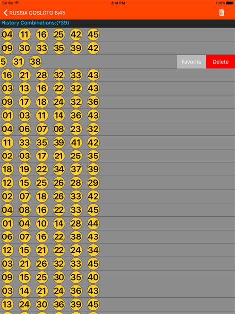 russia results history 6/45